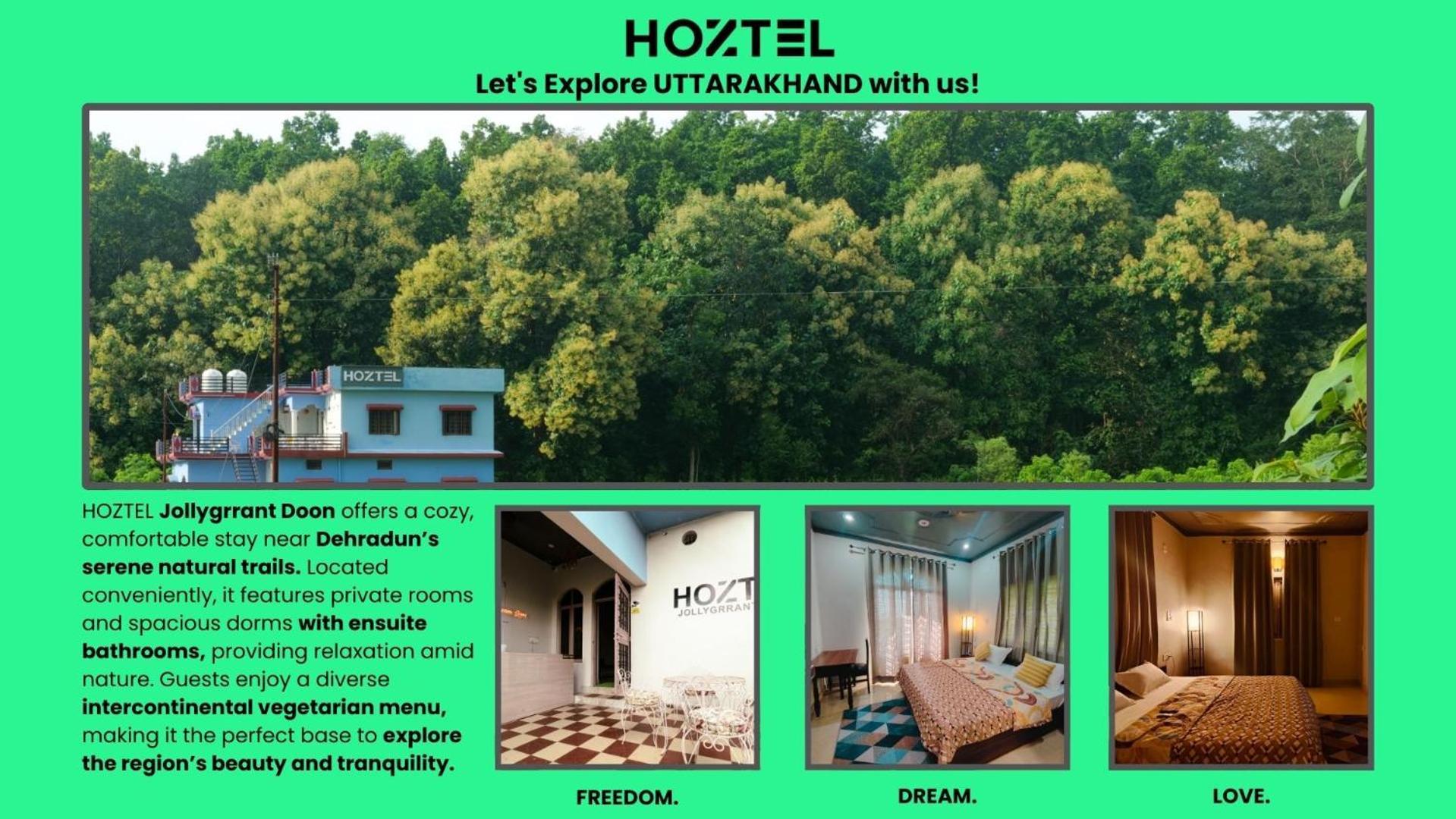 Hoztel Jollygrrant Doon Hostel Rani Pokhri Exterior photo